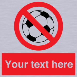 Custom No Ball Games Sign